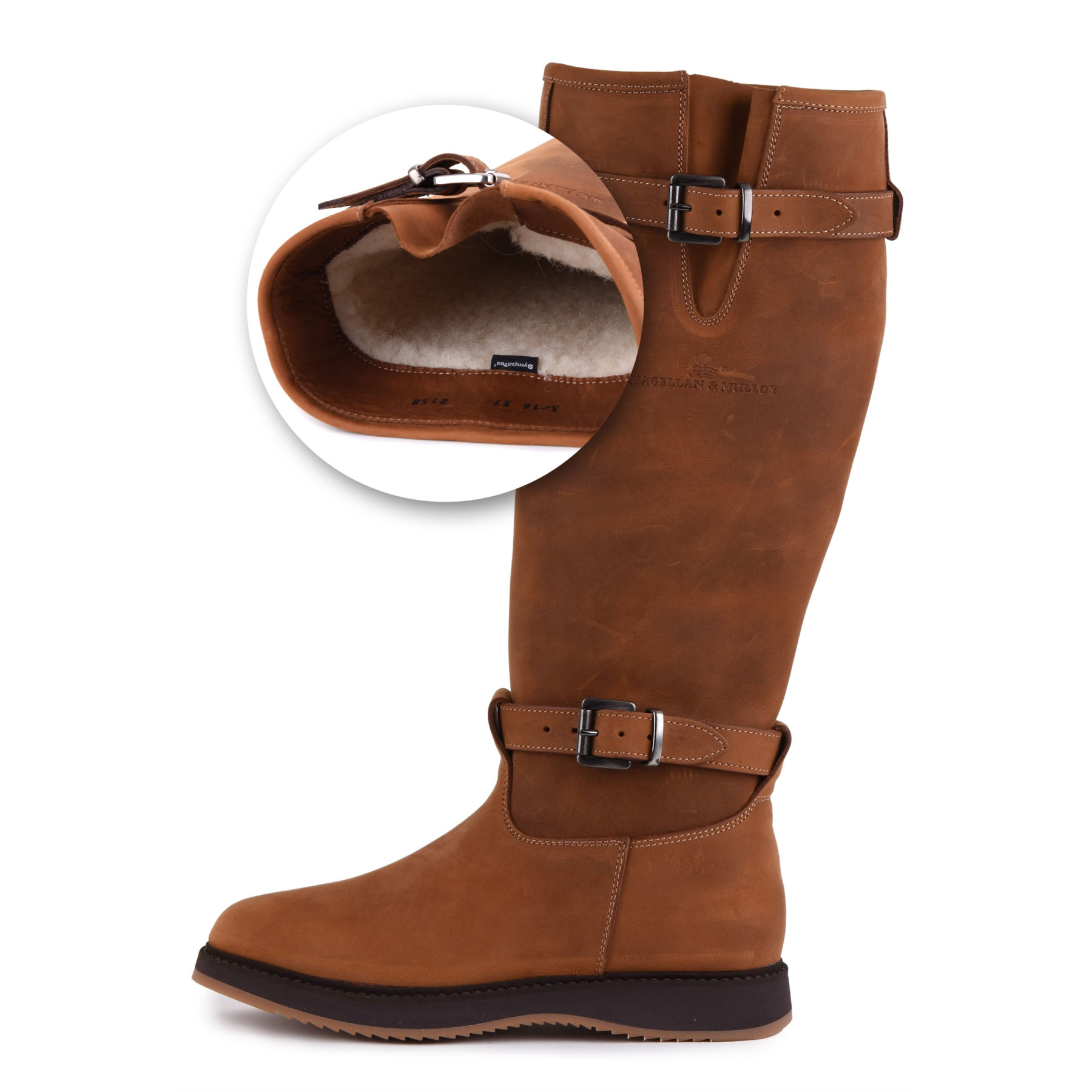 Magellan & Mulloy Xscape Denver Lamb Lining Brandy, brandy ladies outdoor boot, size 38