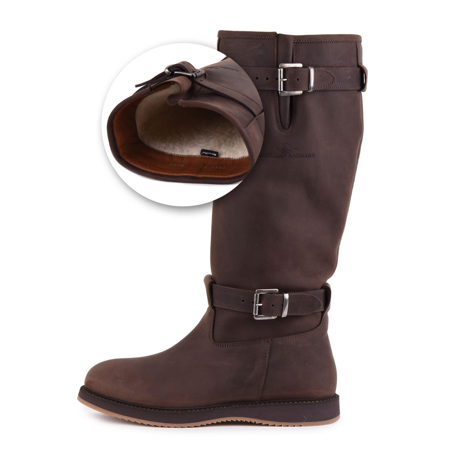 Magellan & Mulloy Xscape Denver Lamb Lining Brown, brown ladies outdoor boot, size 37